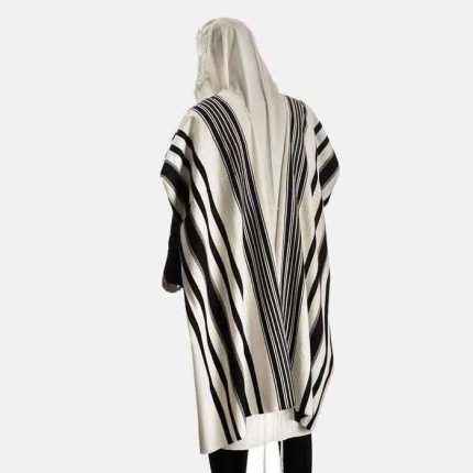 טלית פרימה אא טליתניה טלית צמר משכן תכלת